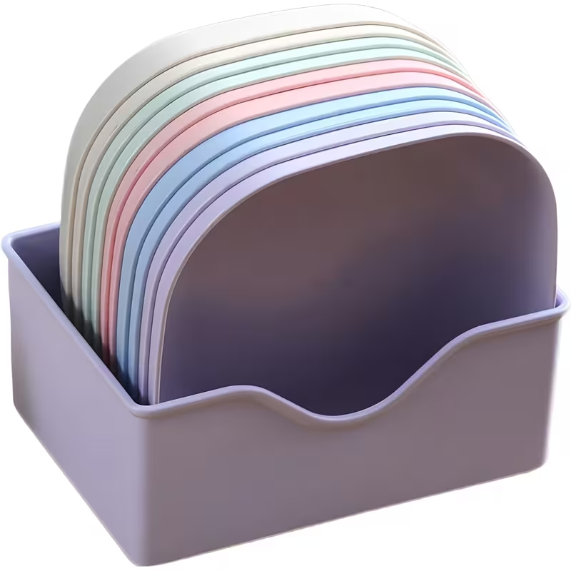 Pastel Bowls Set + Storage Base (10-Pack)