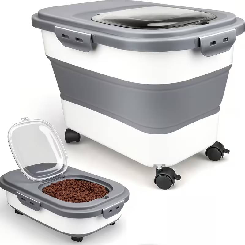 Foldable Airtight Pet Food Bin (30 lb)