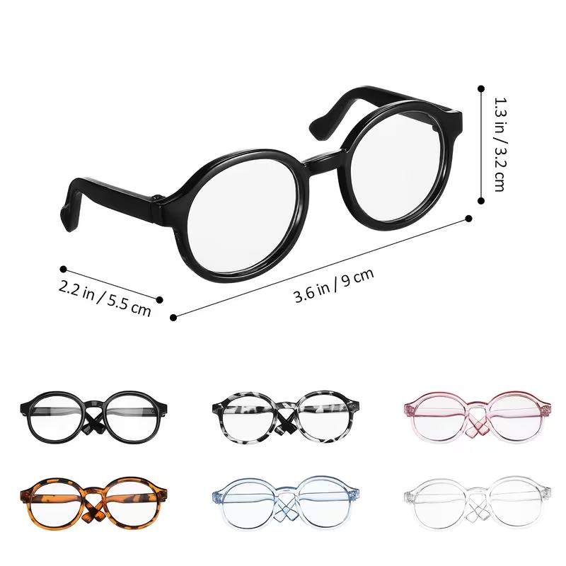Round Frame Pet Glasses