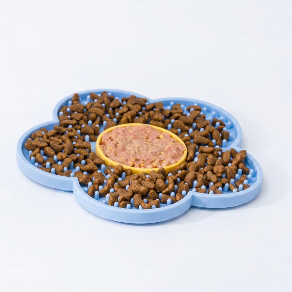 Flower Silicone Lick Mat + Slow Feeder