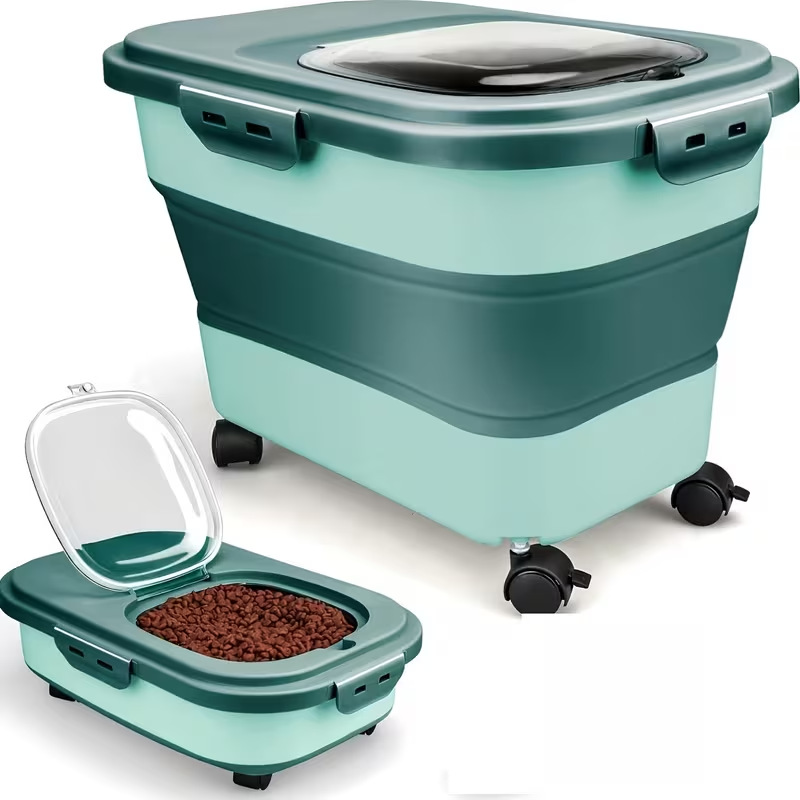 Foldable Airtight Pet Food Bin (30 lb)