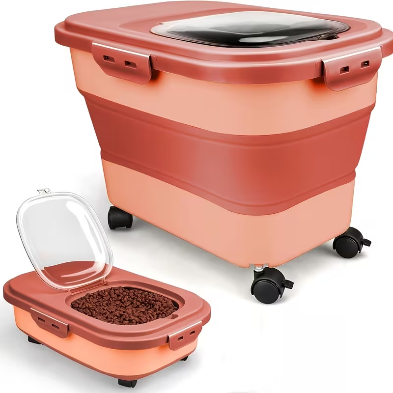 Foldable Airtight Pet Food Bin (30 lb)