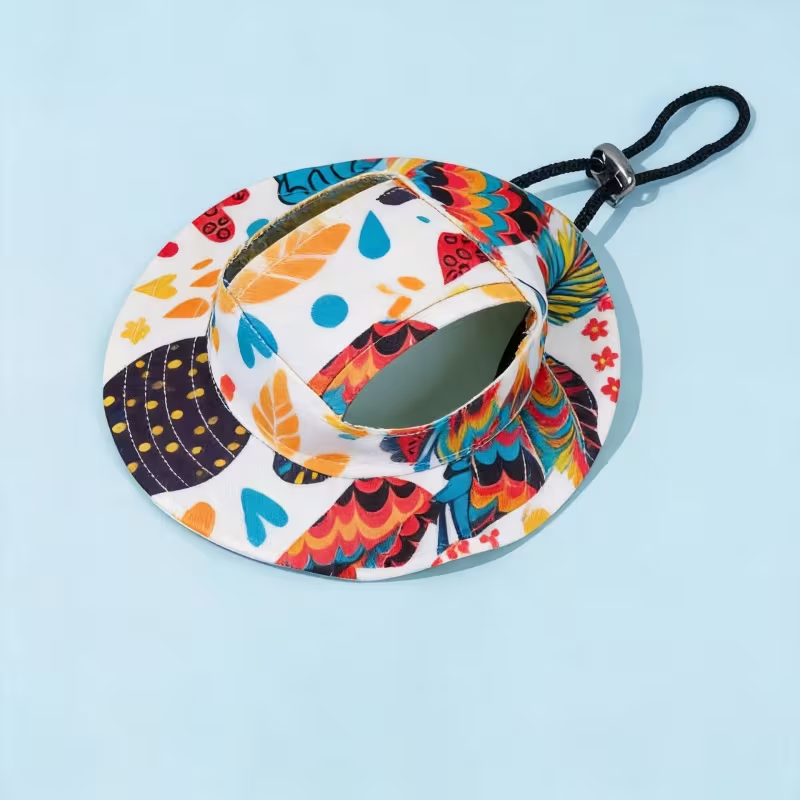 5-Pack Printed Pet Bucket Hats