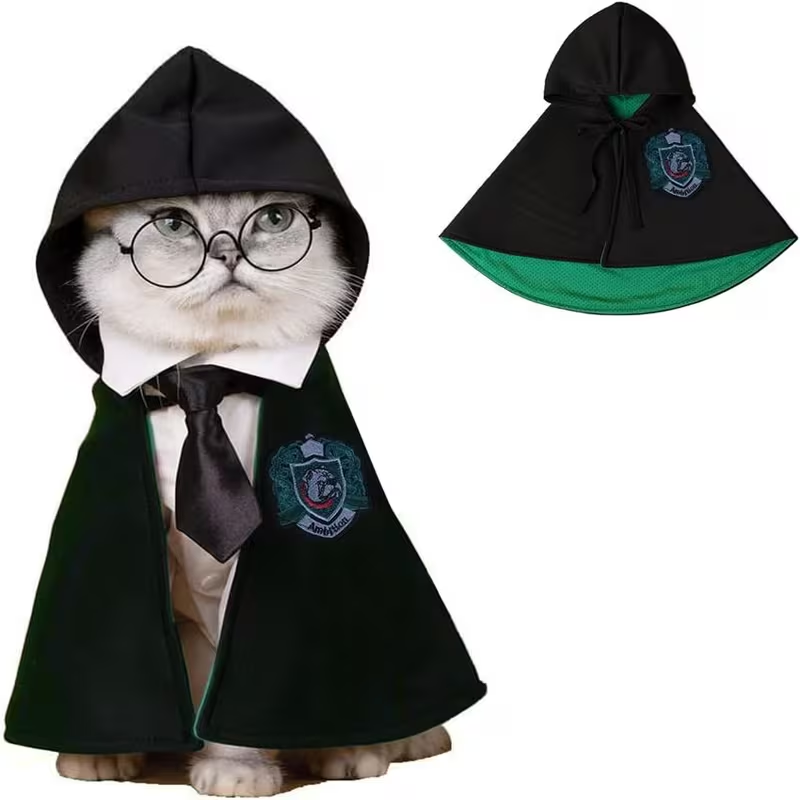 Pet Wizard Cloak Costume Set