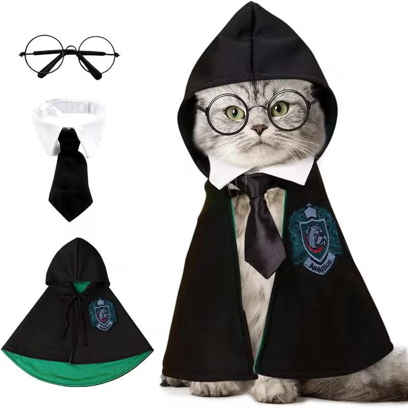 Pet Wizard Cloak Costume Set